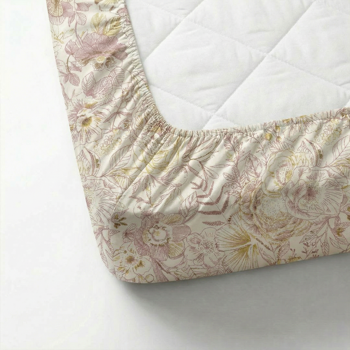 Dahab fitted printed bed sheet 4 pieces (120*200)