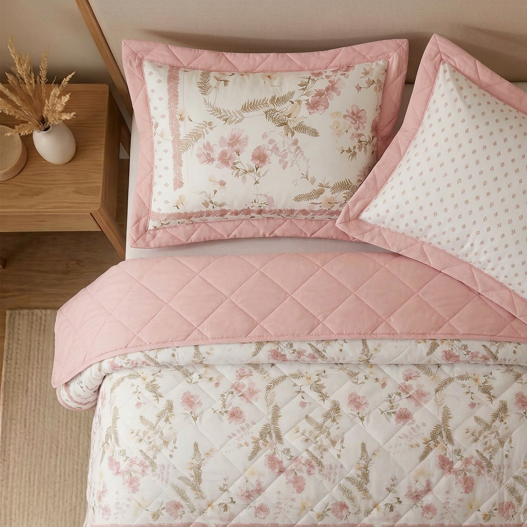 Dilara printed coverlet 3 pieces (summer duvit )