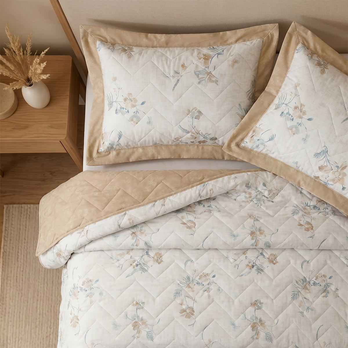 Dilara printed coverlet 3 pieces (summer duvit )
