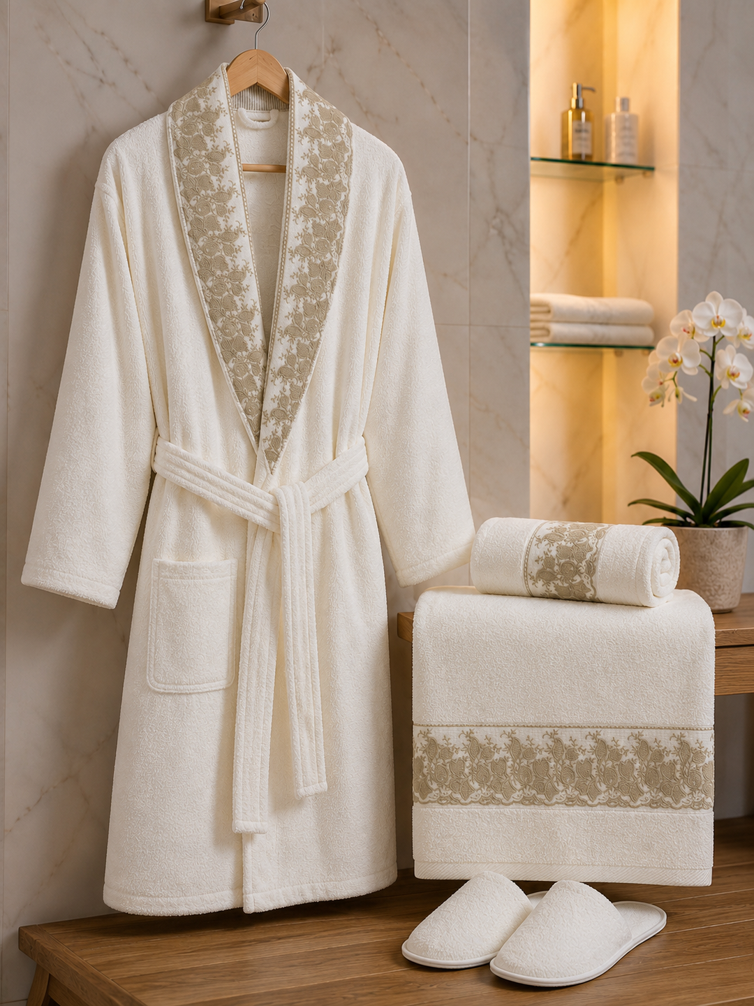 100% Single cotton bathrobe ( 5 peices )