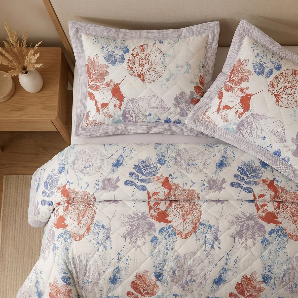 Dilara printed coverlet 3 pieces (summer duvit )