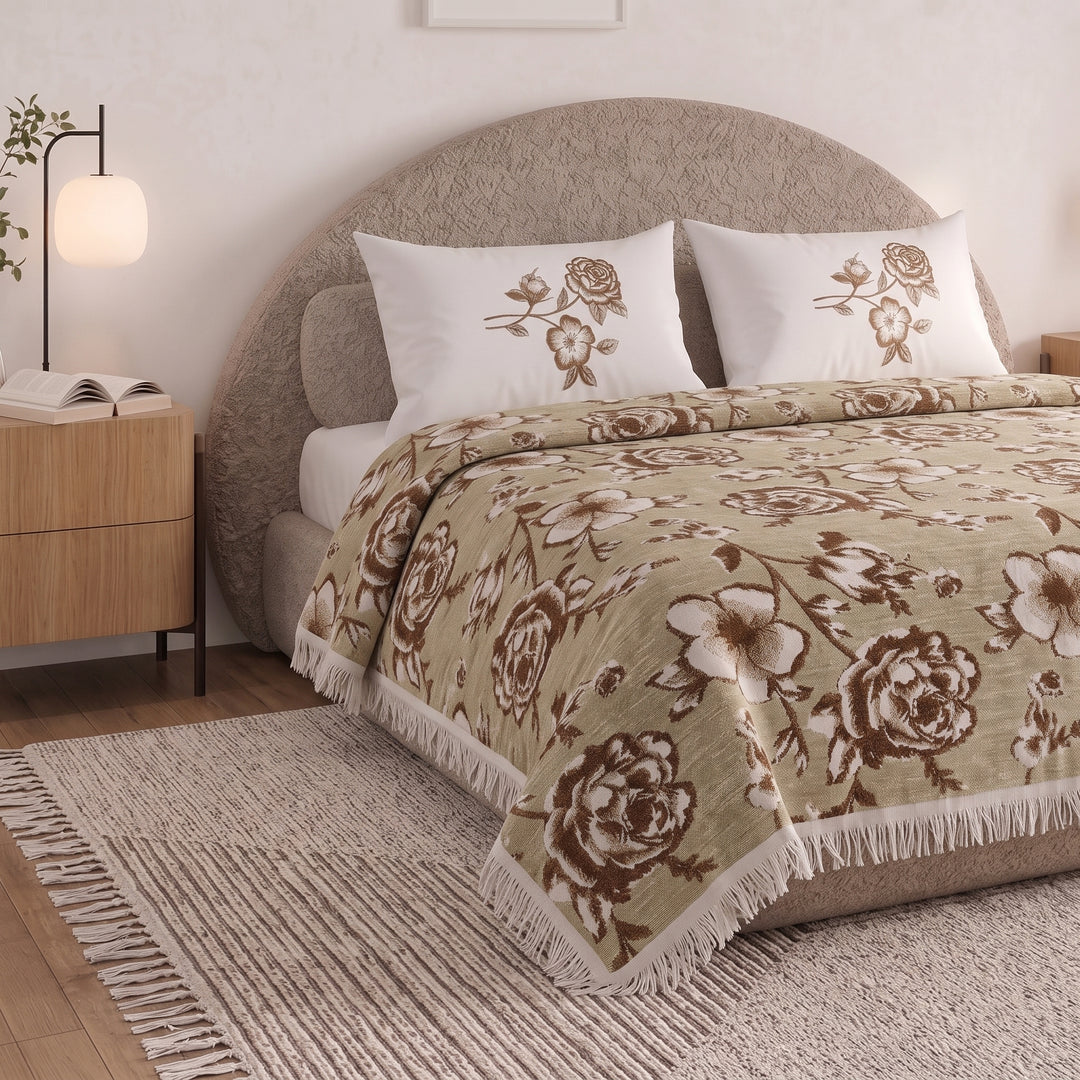 Jory 100% Pure Cotton Bed Cover 3pcs