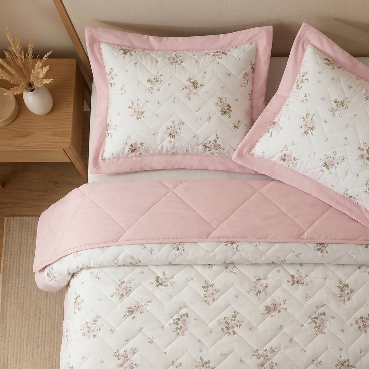 Dilara printed coverlet 3 pieces (summer duvit )