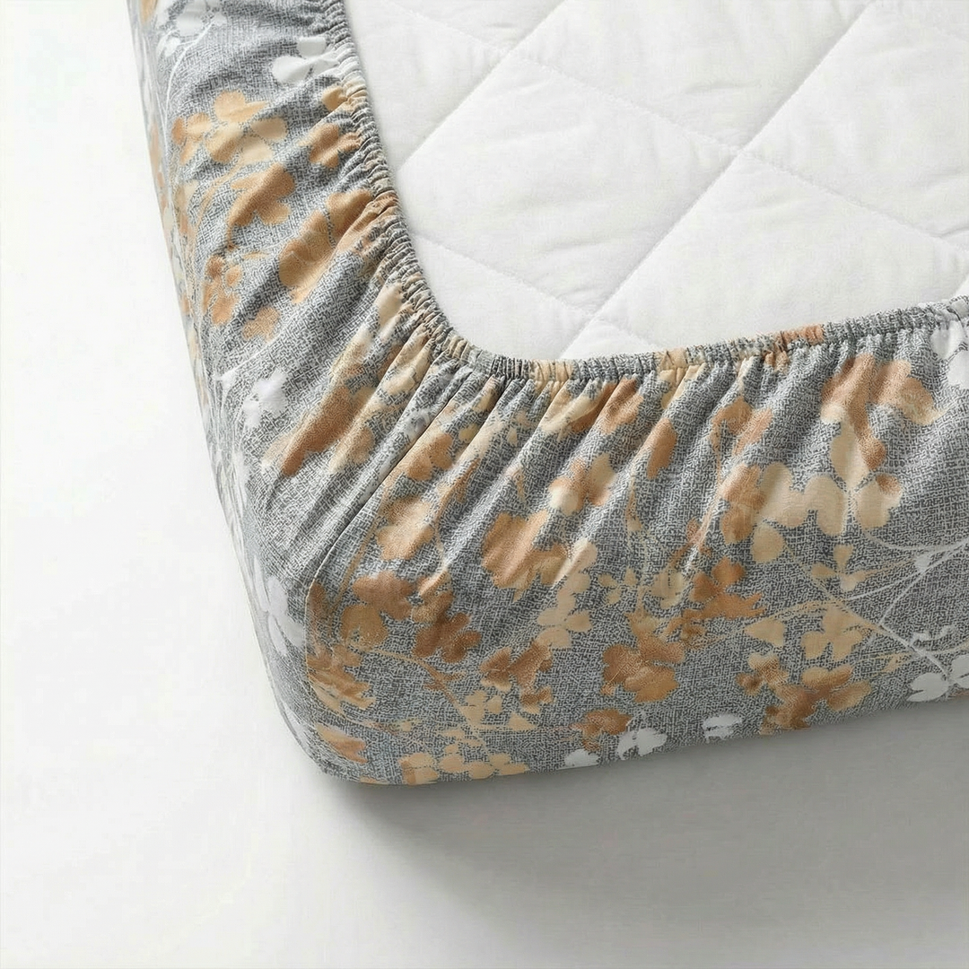 Dahab fitted printed bed sheet 4 pieces (120*200)