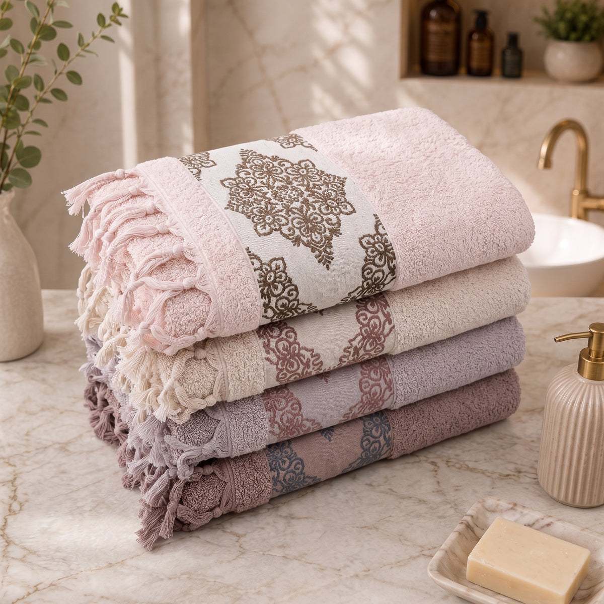 Rania 2 100% cotton 4pcs bundle