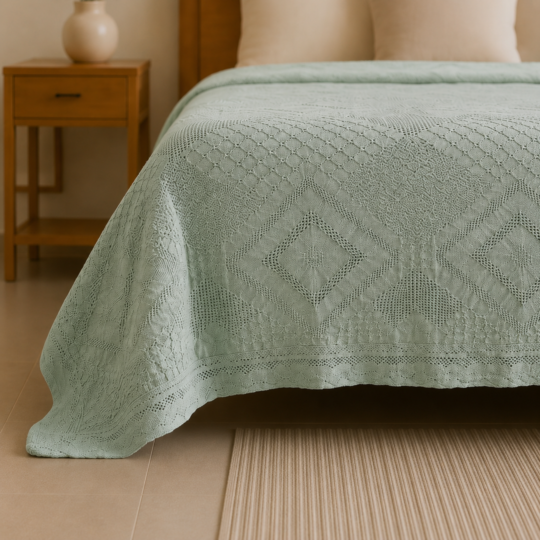 100% Cotton coverlet