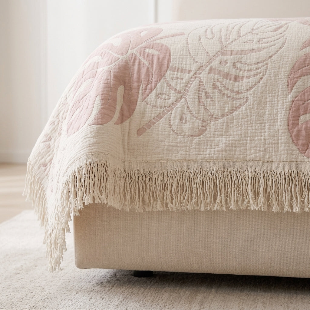 Ginger Double-Faced coverlet - 100% EGYPTIAN COTTON