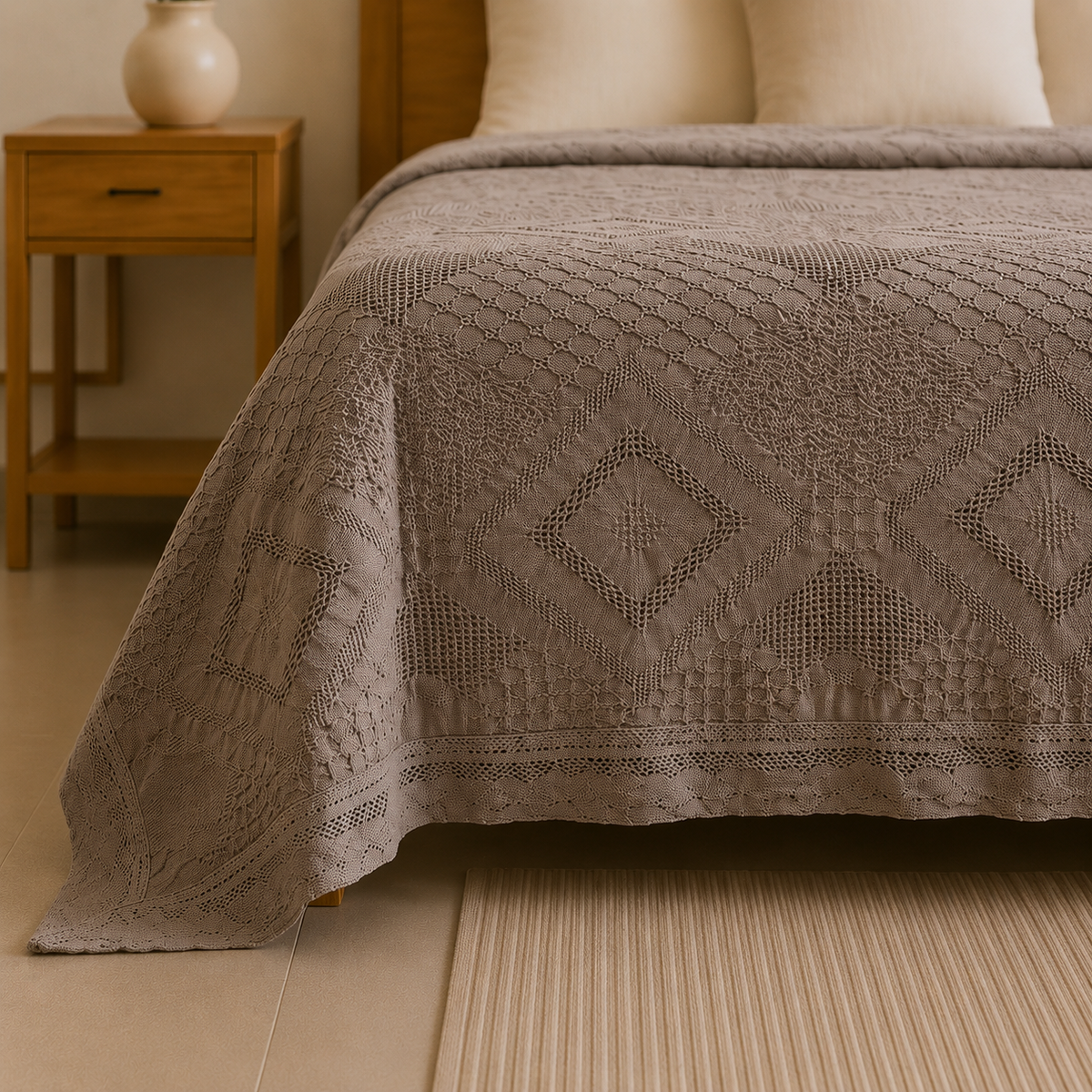 100% cotton coverlet