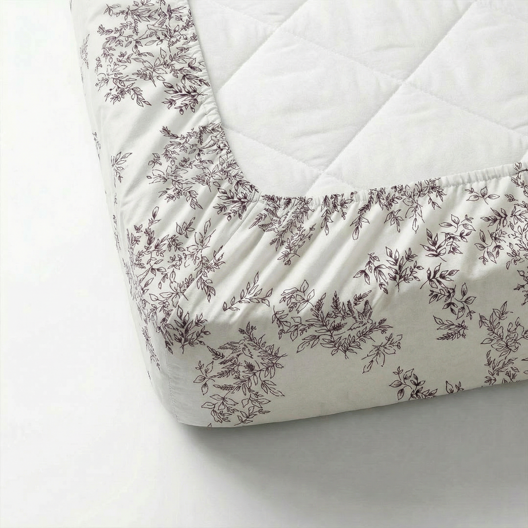 Dahab fitted printed bed sheet 3 pieces (180*200)