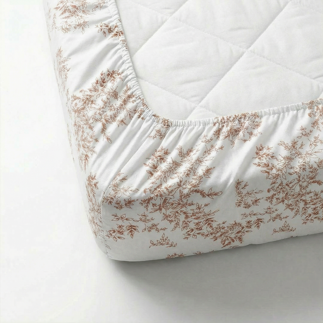 Dahab fitted printed bed sheet 4 pieces (120*200)