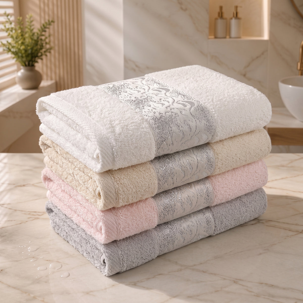 Marsilia 1 100% cotton 4pcs bundle