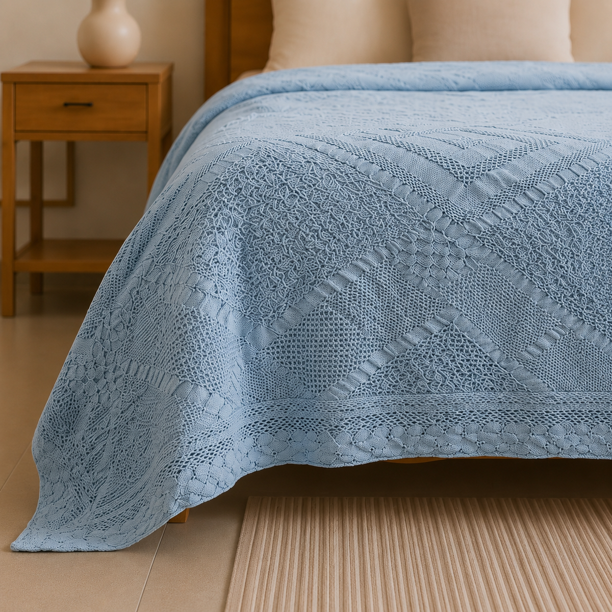 100% cotton coverlet