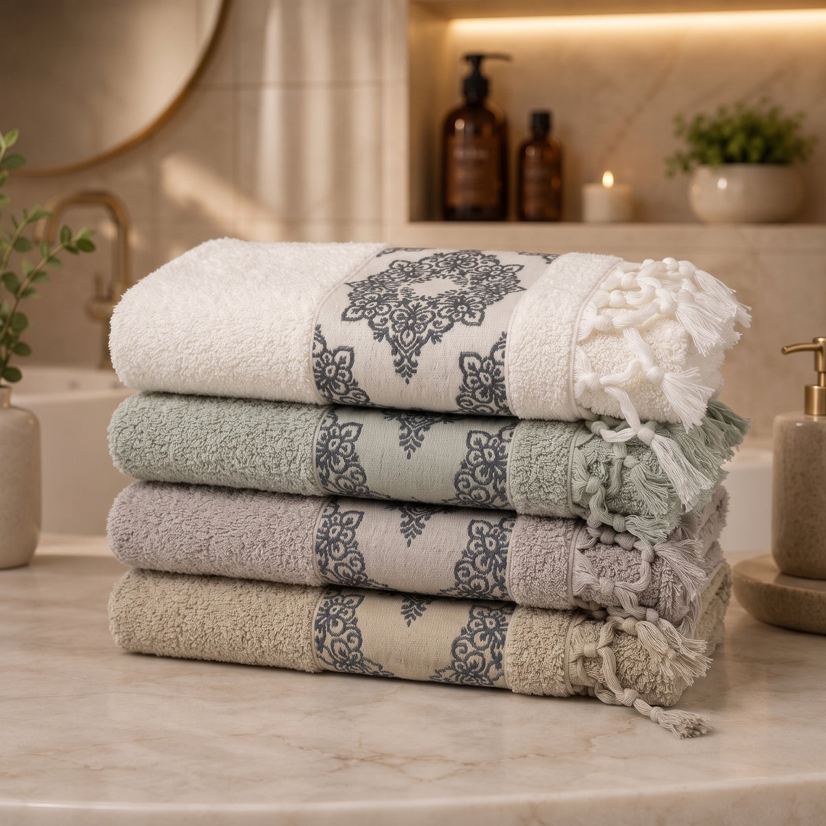 Rania 2 100% cotton 4pcs bundle