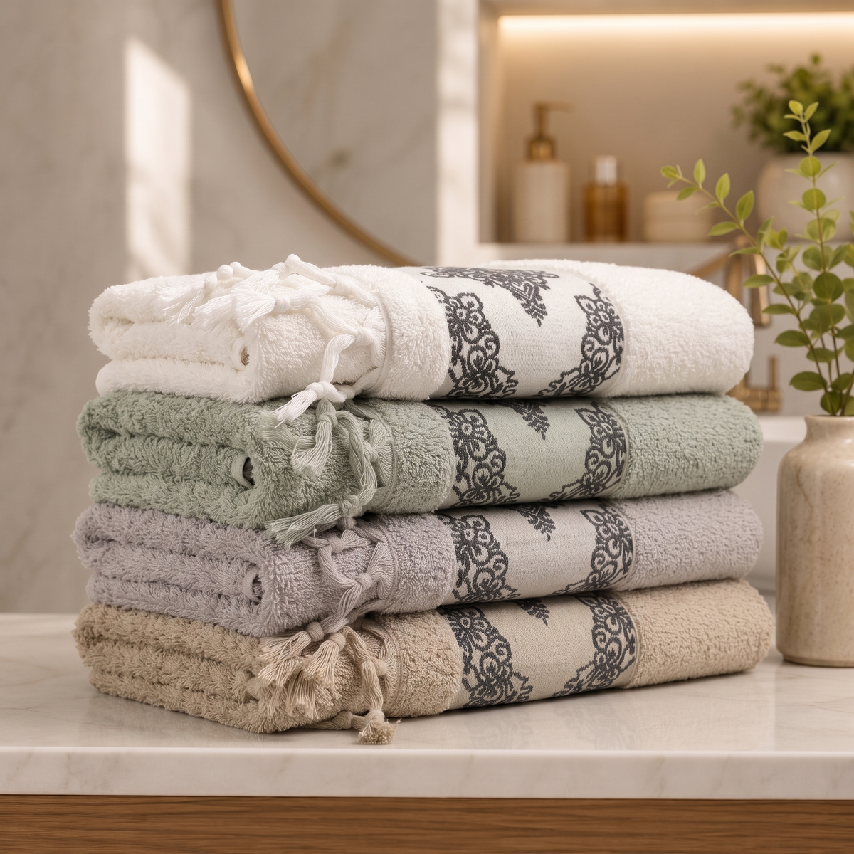 Rania 2 100% cotton 4 pcs bundle