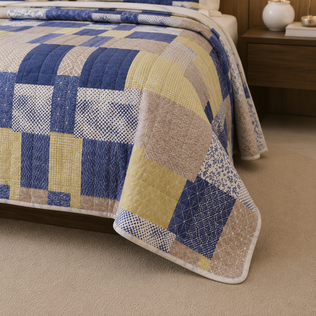 Dilara printed coverlet 3 pieces (summer duvit )