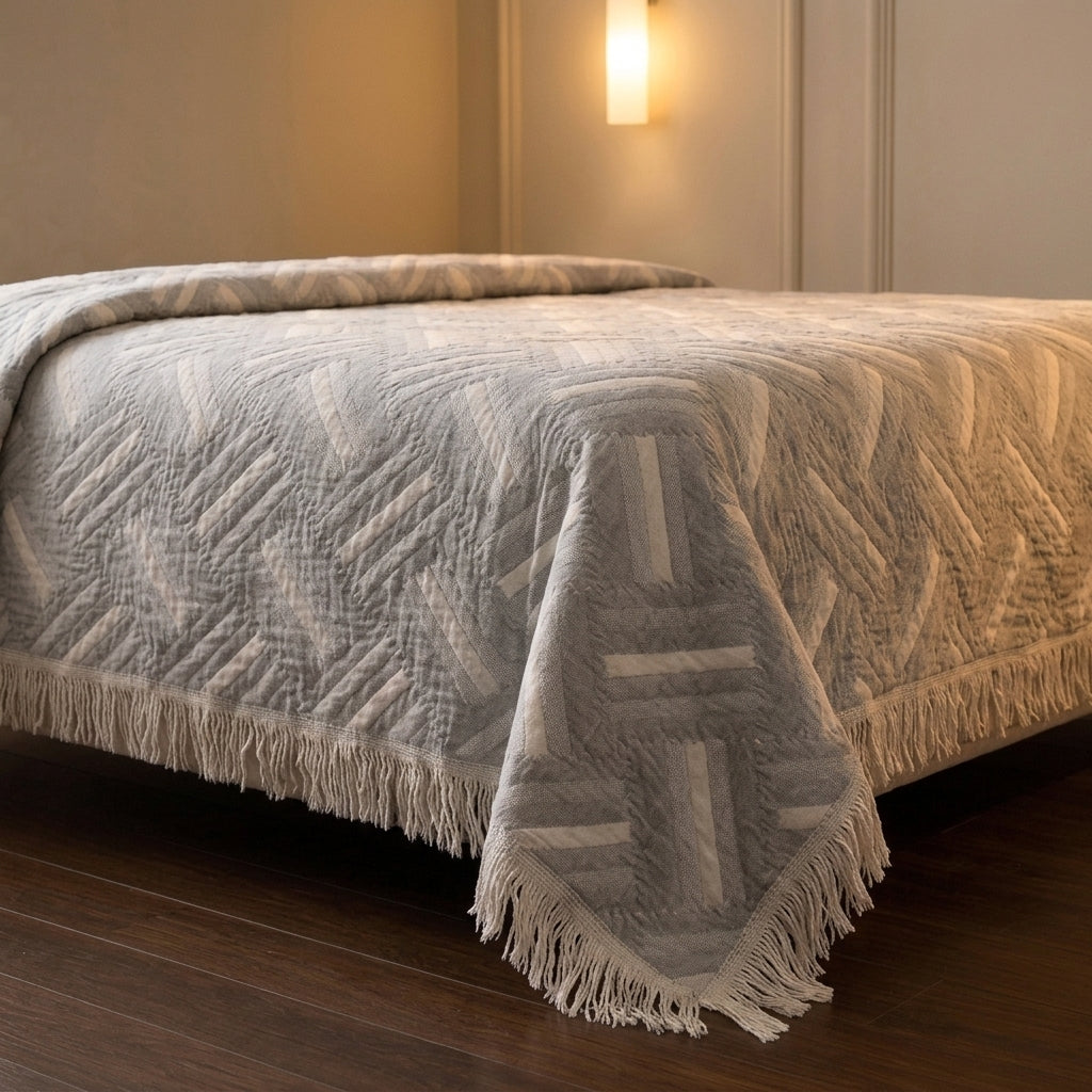 Greena  Double-Faced coverlet - 100% EGYPTIAN COTTON