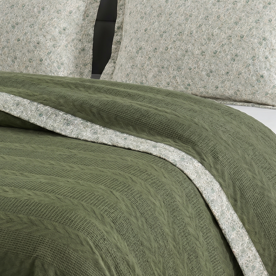 Capri cotton coverlet 3 pieces
