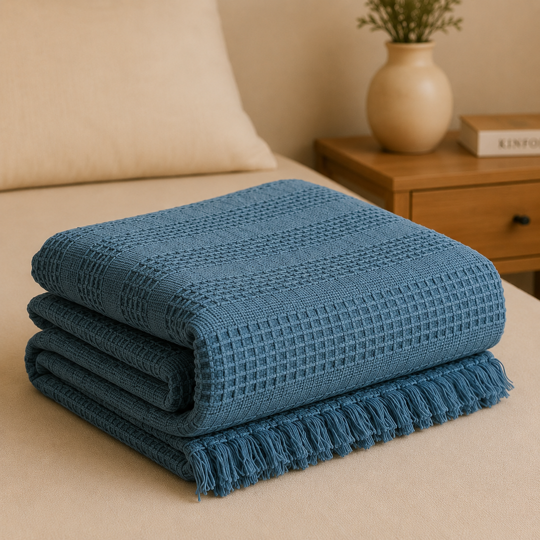Reya 100% cotton coverlet