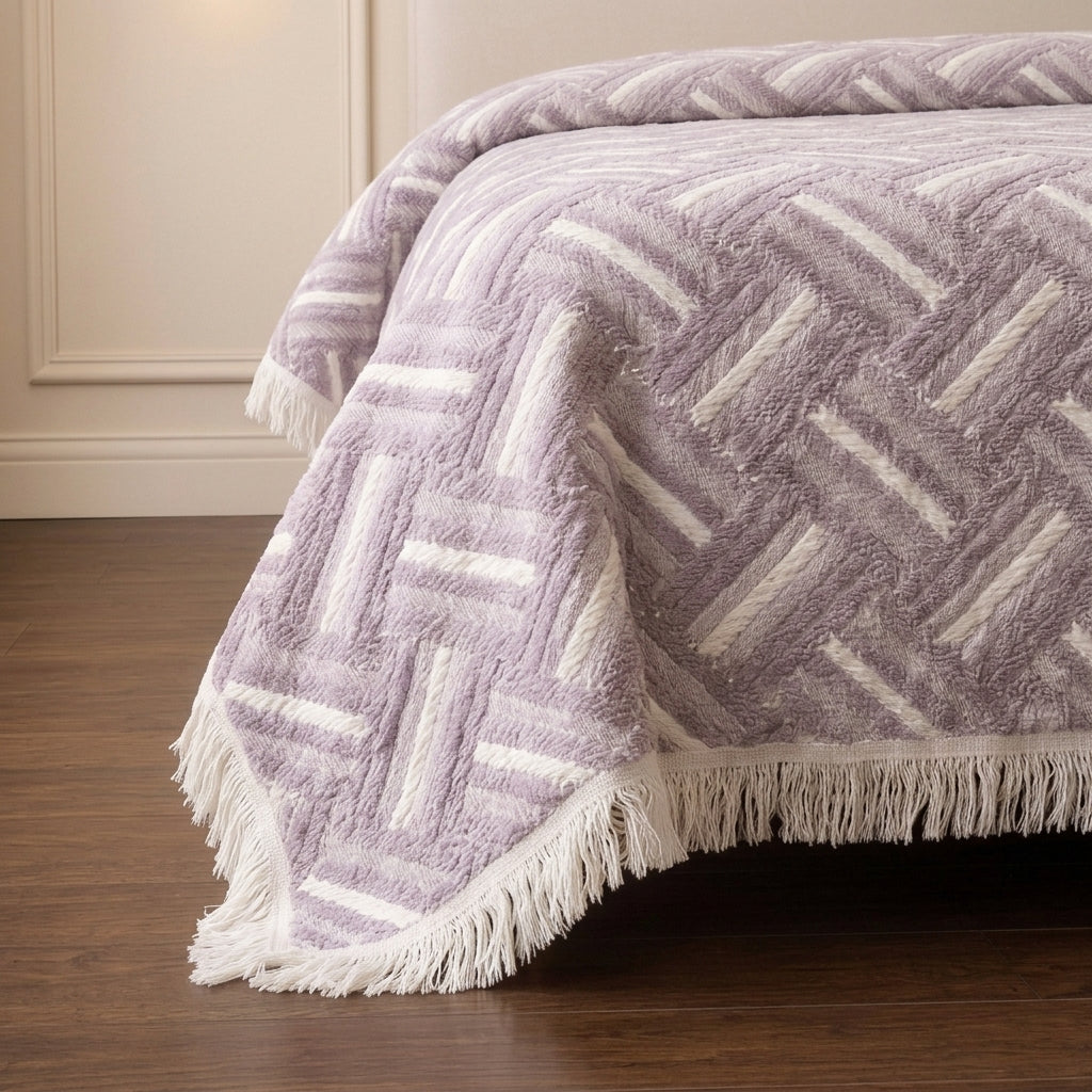 Greena Double-Faced coverlet - 100% EGYPTIAN COTTON