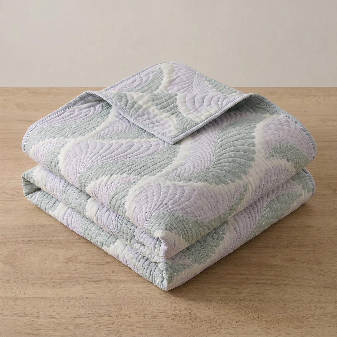 Mixed cotton coverlet