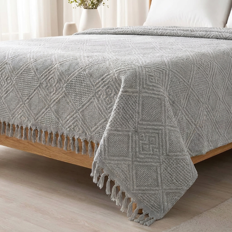 100% Pure Cotton Bed Cover
