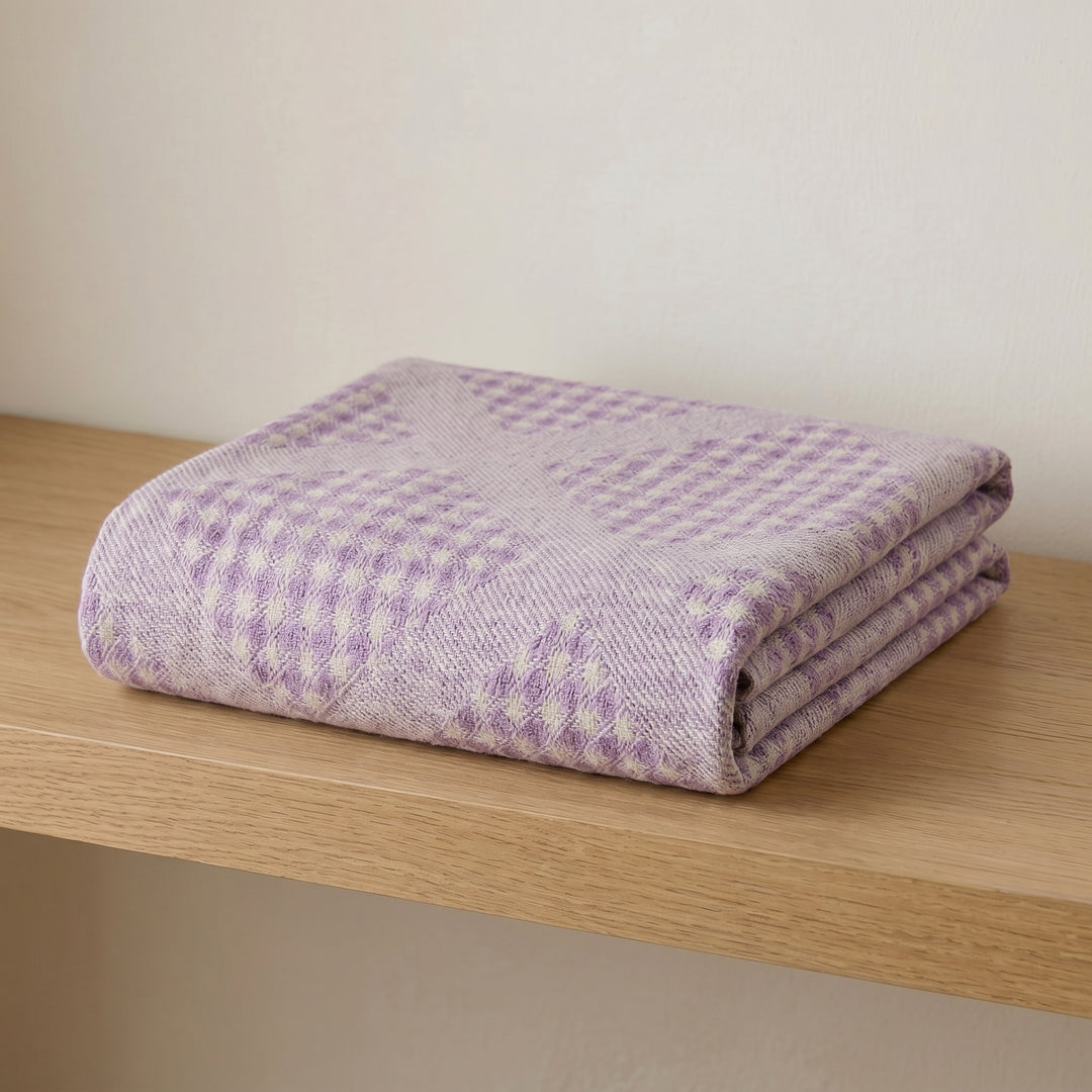 Mixed cotton coverlet