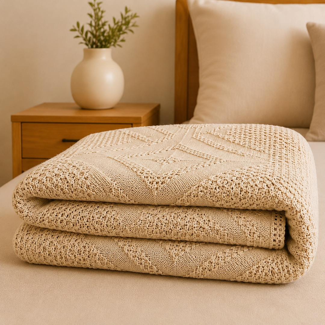 100% cotton coverlet