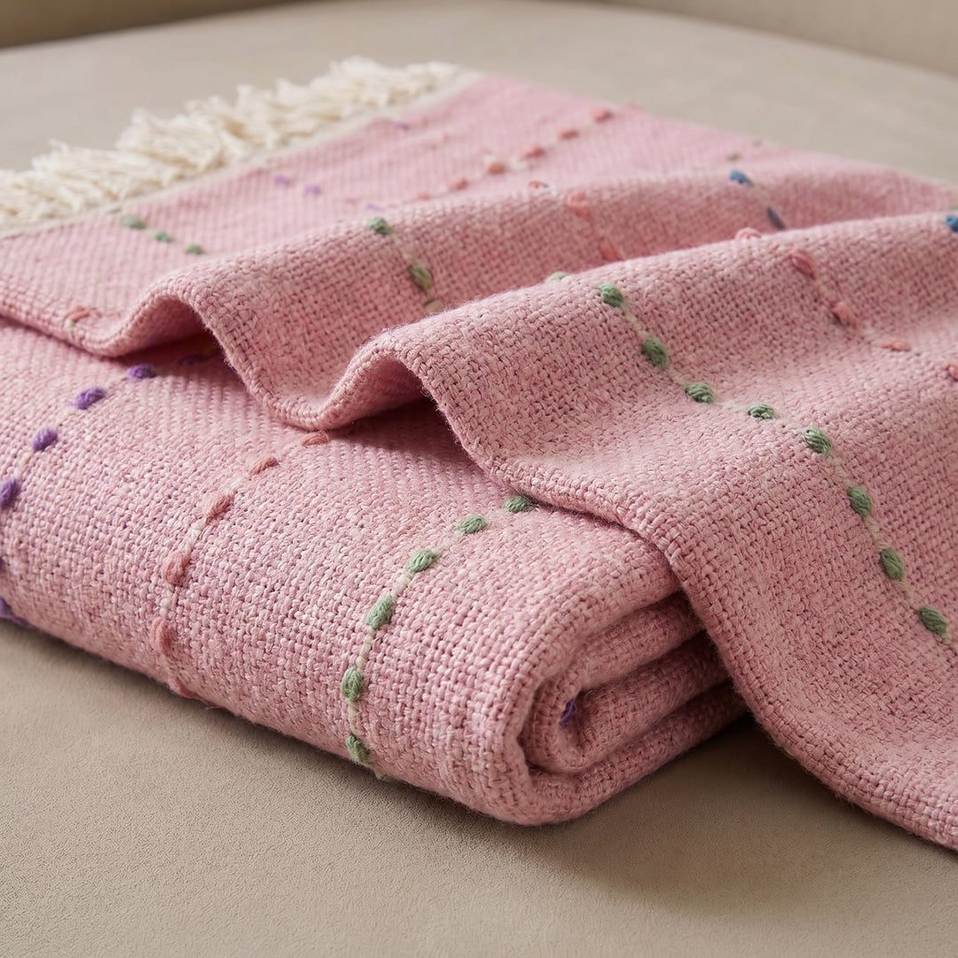 Mixed cotton coverlet