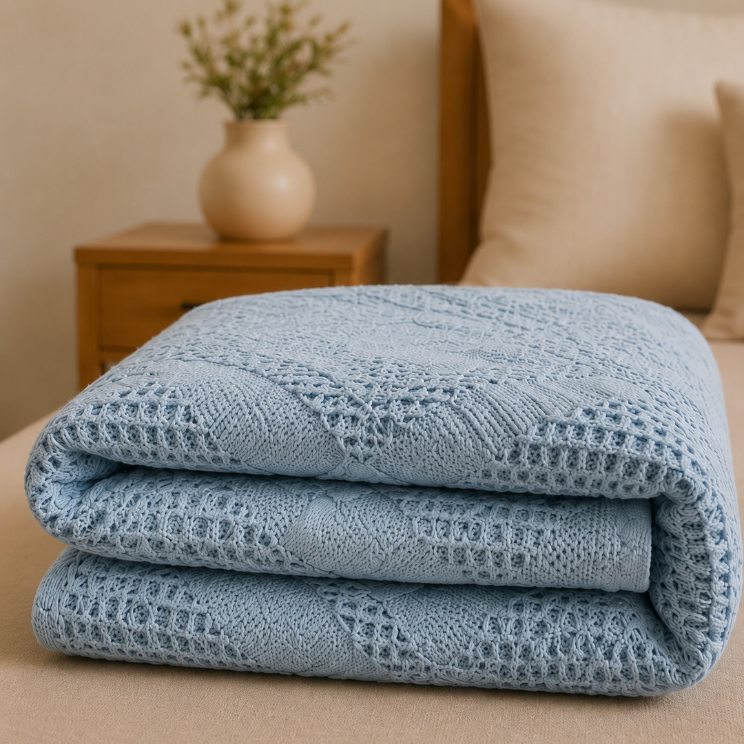 100% cotton coverlet
