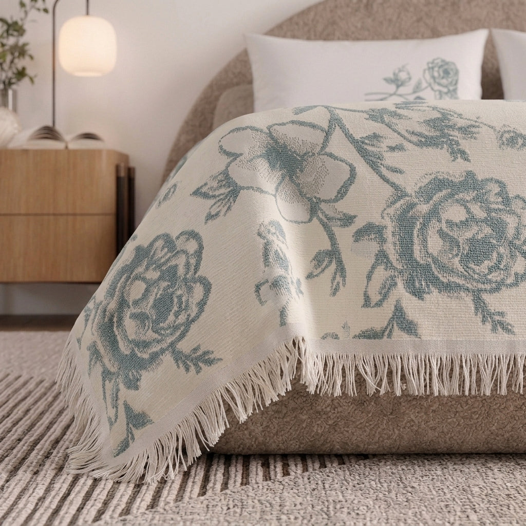 Jory 100% Pure Cotton Bed Cover 3pcs
