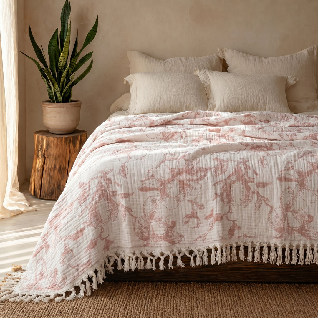 100% Cotton coverlet ( 1 piece )