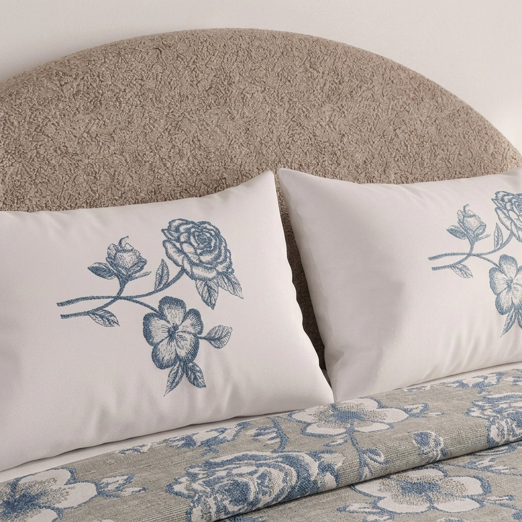 Jory 100% Pure Cotton Bed Cover 3pcs