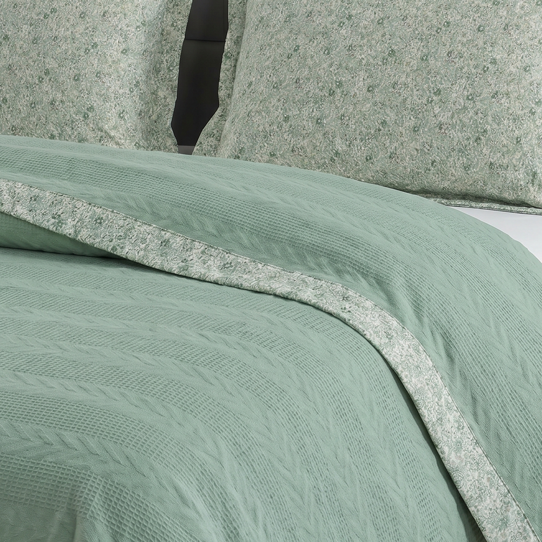 Capri cotton coverlet 3 pieces