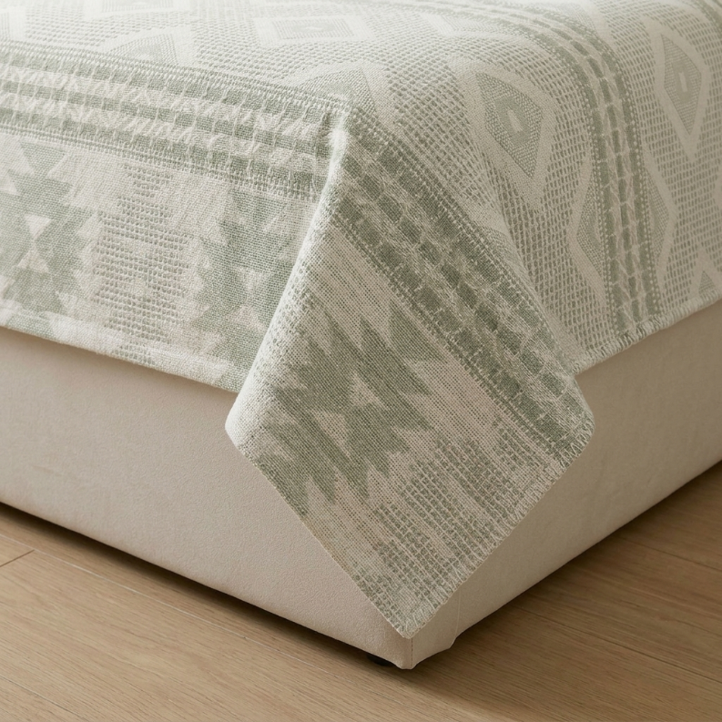 Mixed cotton coverlet
