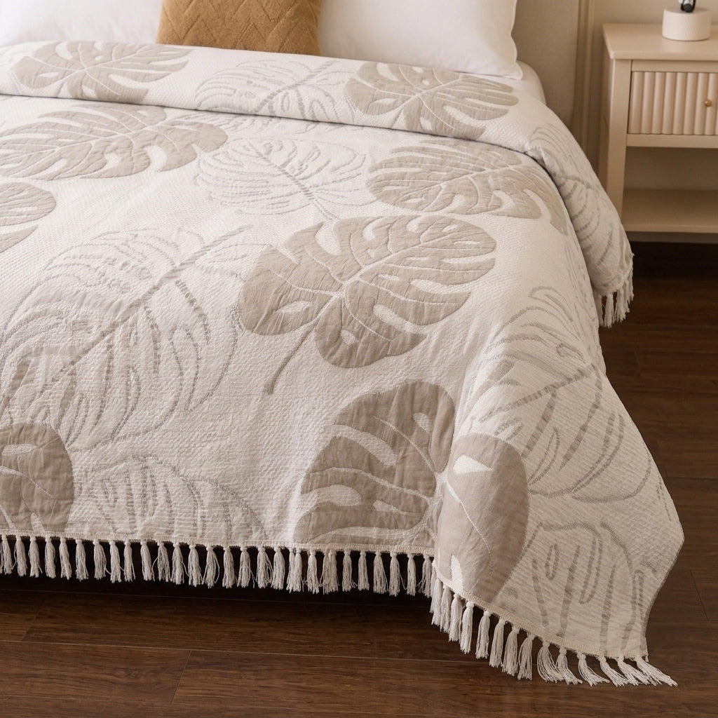 Ginger Double-Faced coverlet - 100% EGYPTIAN COTTON