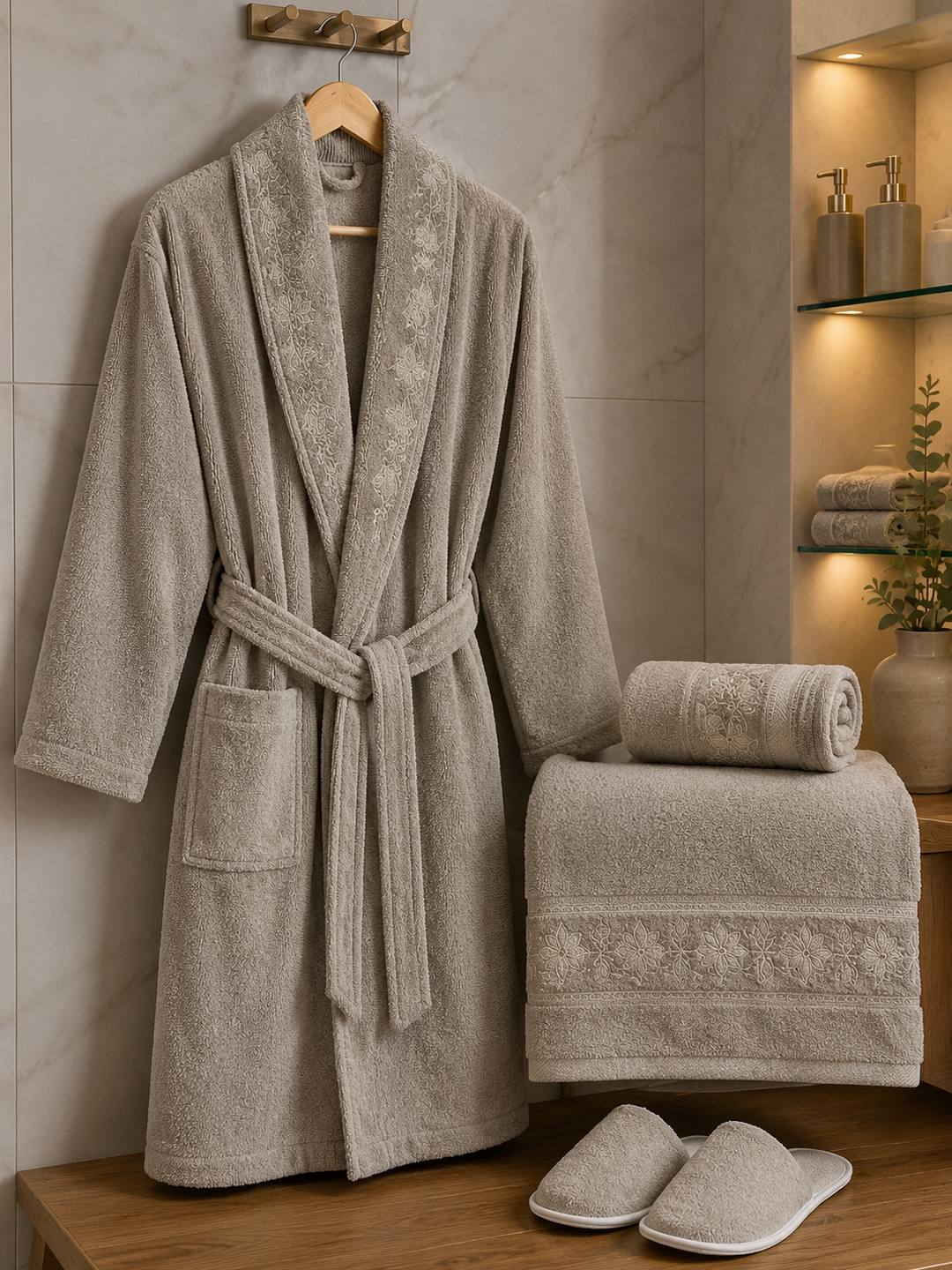 100% Single cotton bathrobe ( 5 peices )