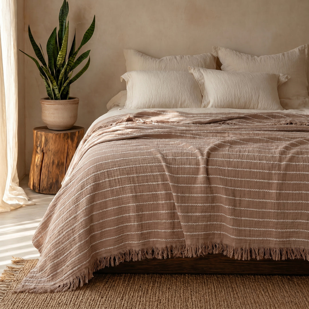 100% Cotton coverlet ( 1 piece )
