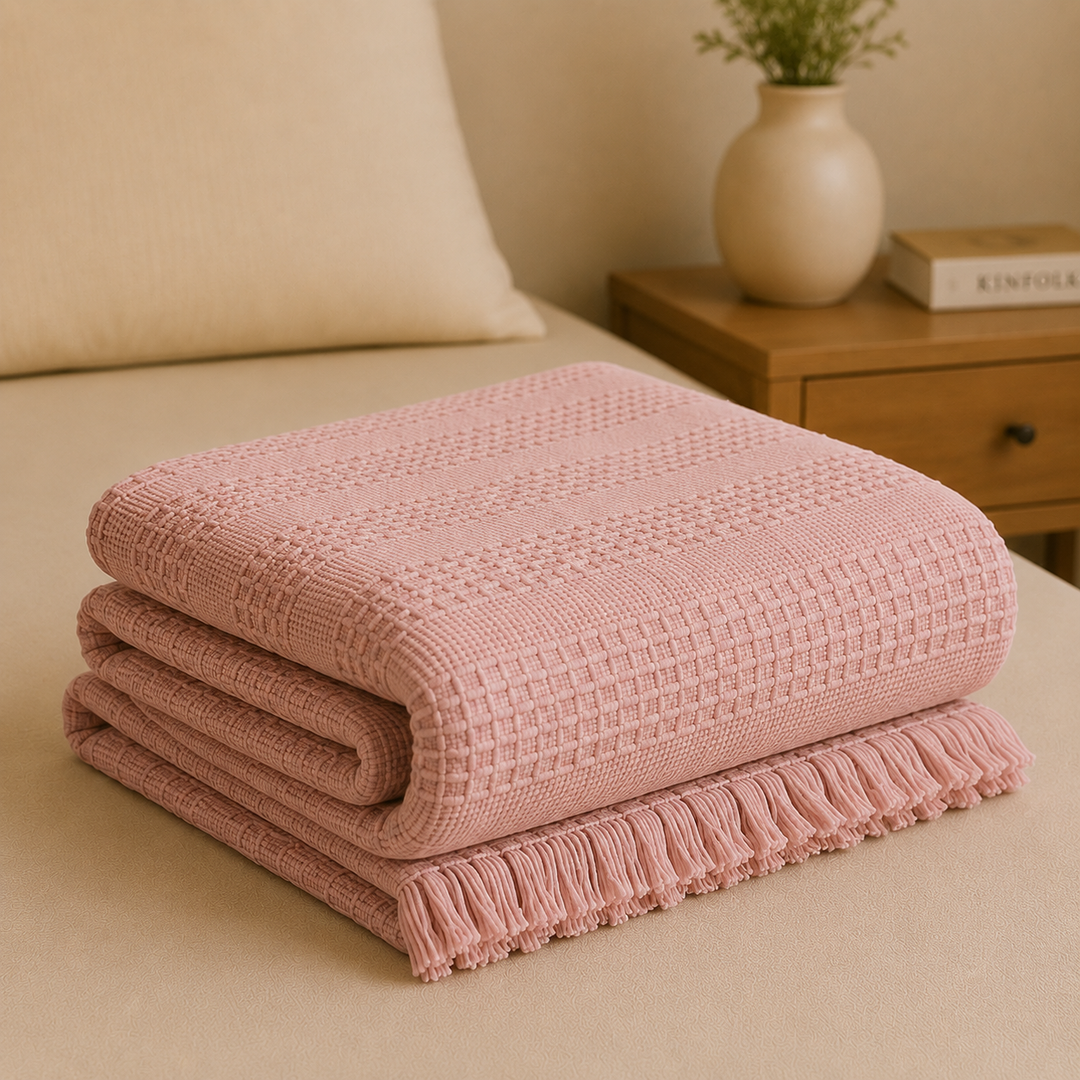 Reya 100% cotton coverlet