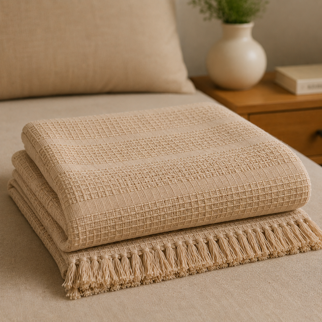 Reya 100% cotton coverlet