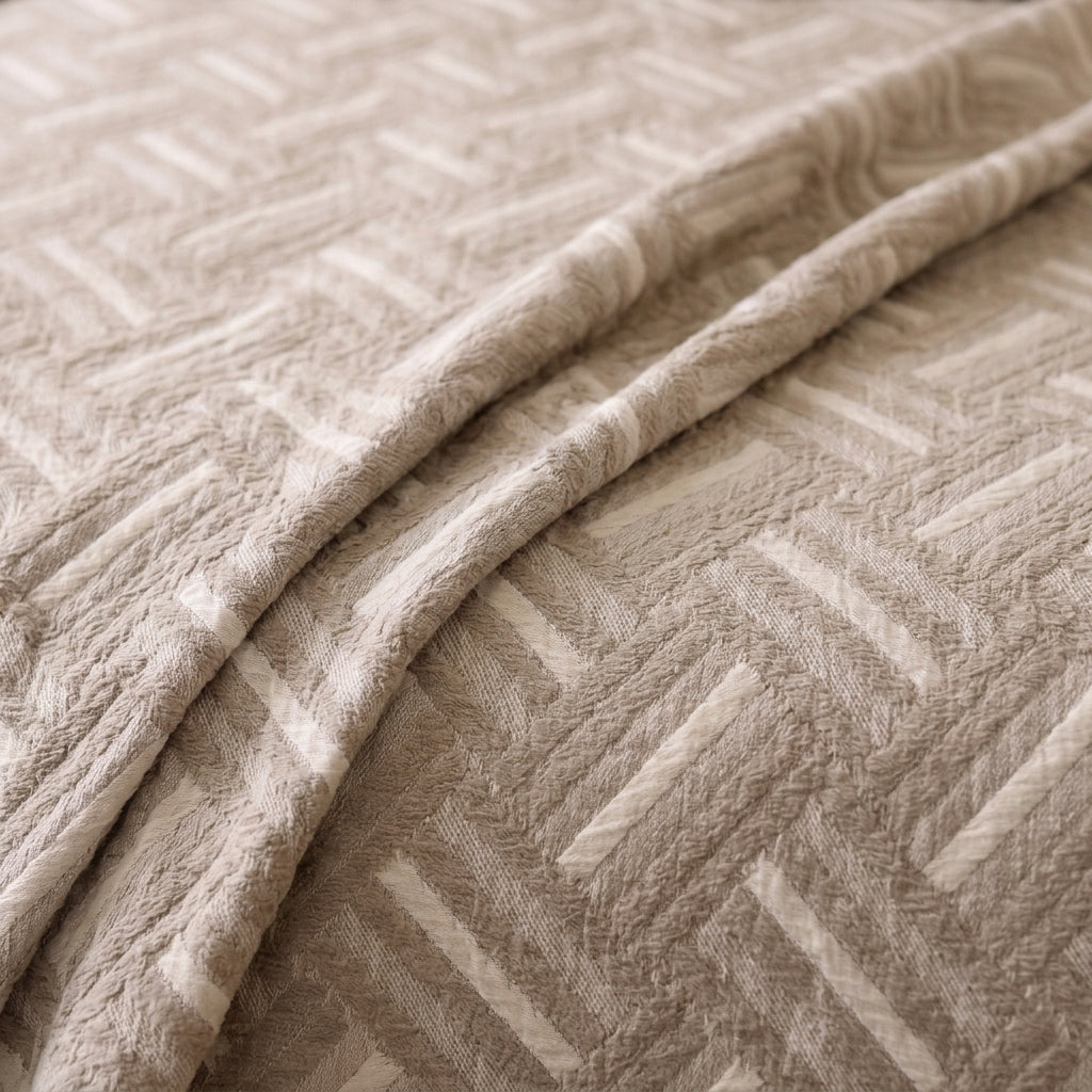 Greena Double-Faced coverlet - 100% EGYPTIAN COTTON