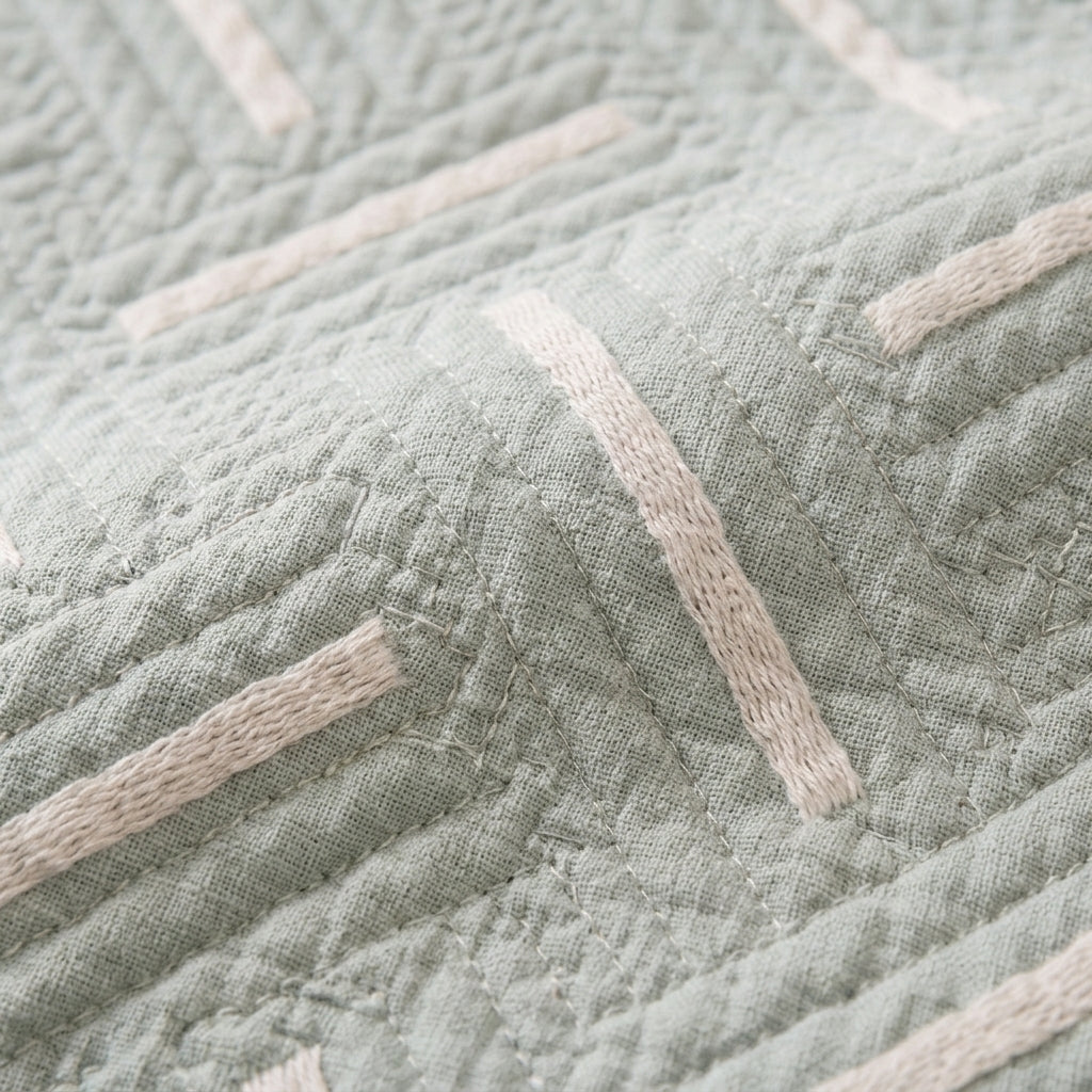 Greena Double-Faced coverlet - 100% EGYPTIAN COTTON