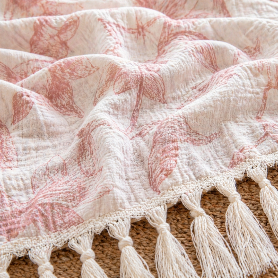 100% Cotton coverlet ( 1 piece )