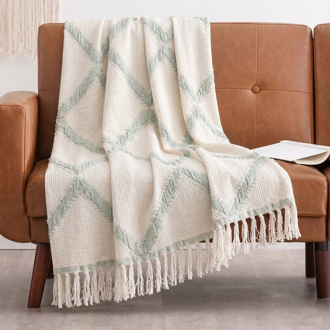 Double face 100% Cotton coverlet ( 1 piece )