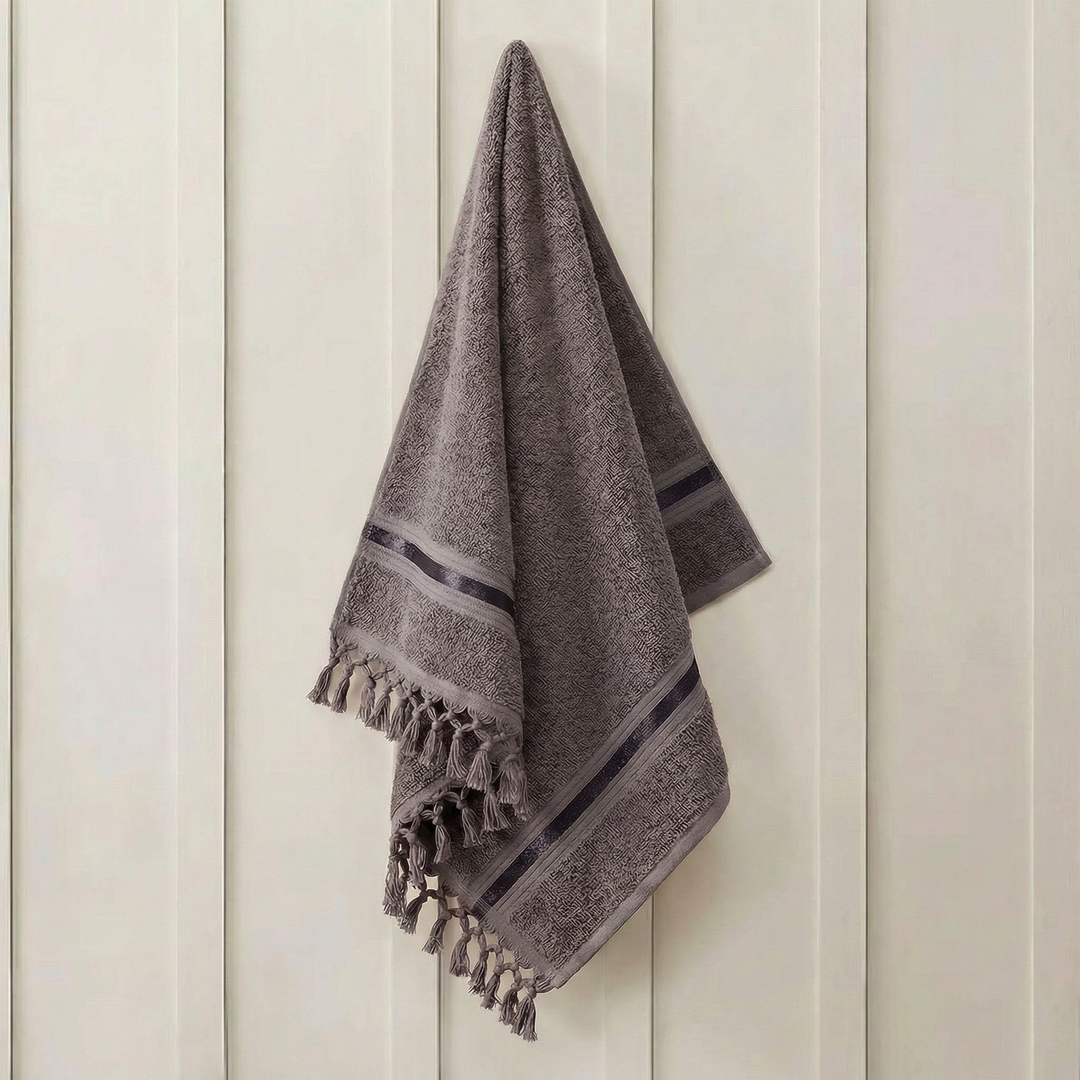 609 Large face towel ( 60*120 ) Dark mauve