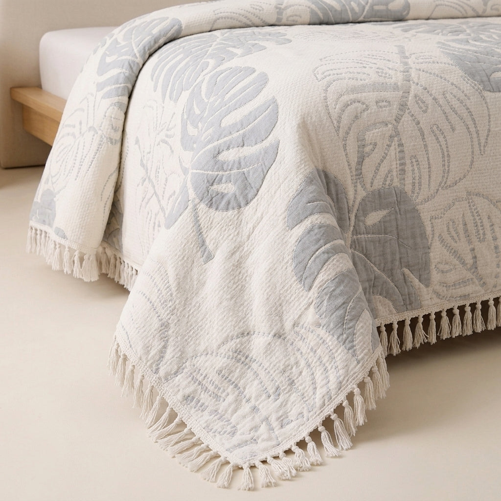 Ginger Double-Faced coverlet - 100% EGYPTIAN COTTON