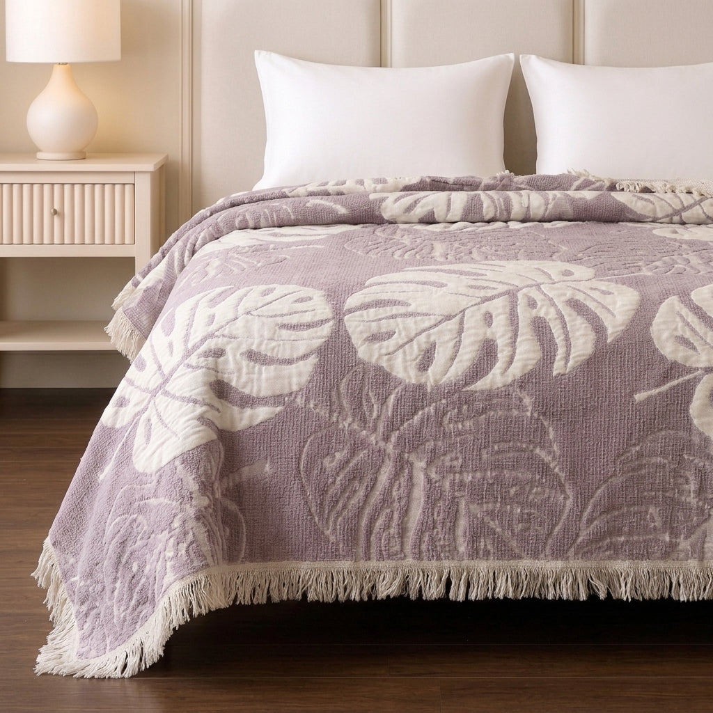 Ginger Double-Faced coverlet - 100% EGYPTIAN COTTON