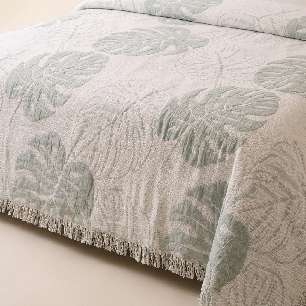 Ginger Double-Faced coverlet - 100% EGYPTIAN COTTON