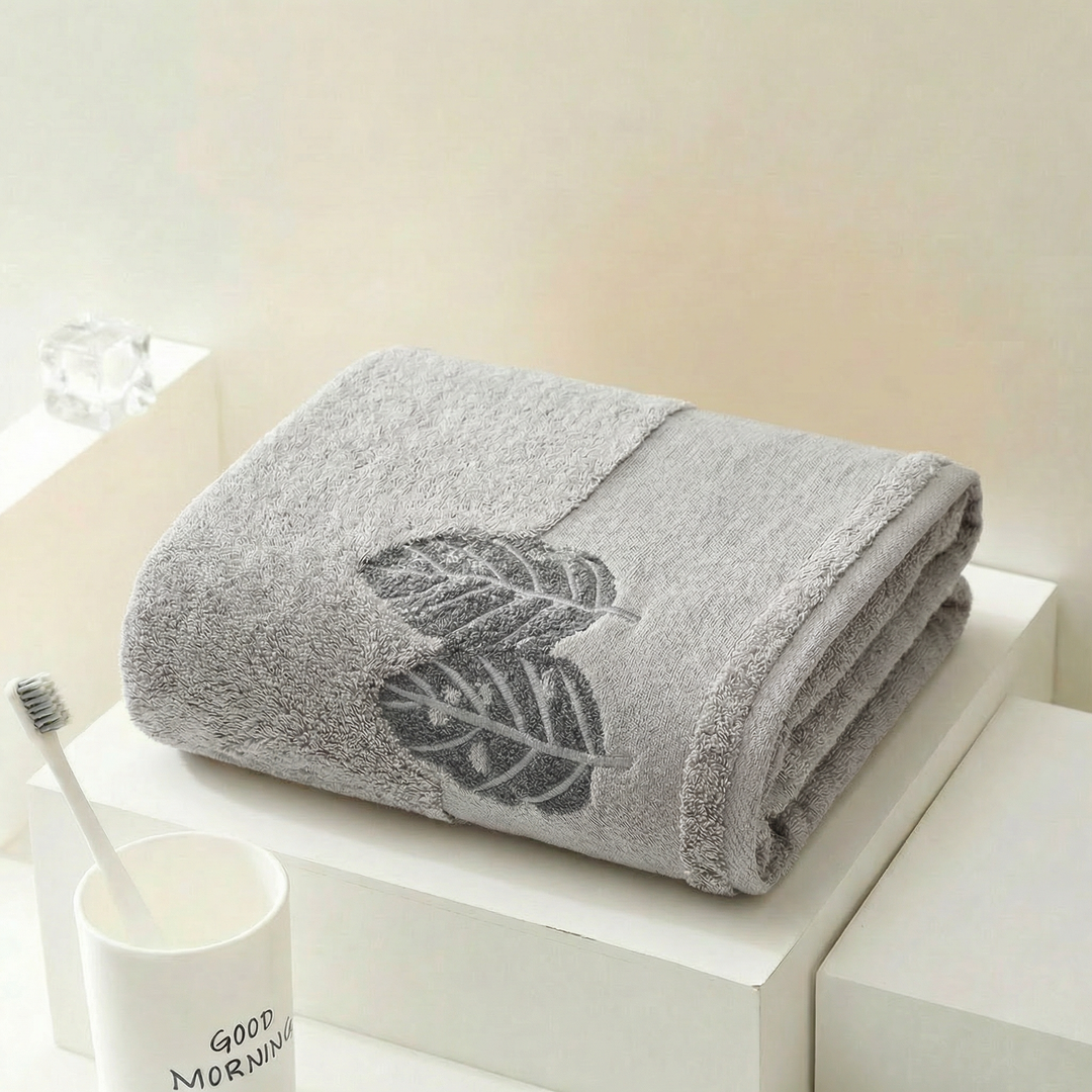 Nansy Half bath towel 70*140 (light grey )