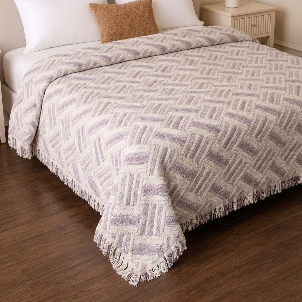 Greena Double-Faced coverlet - 100% EGYPTIAN COTTON