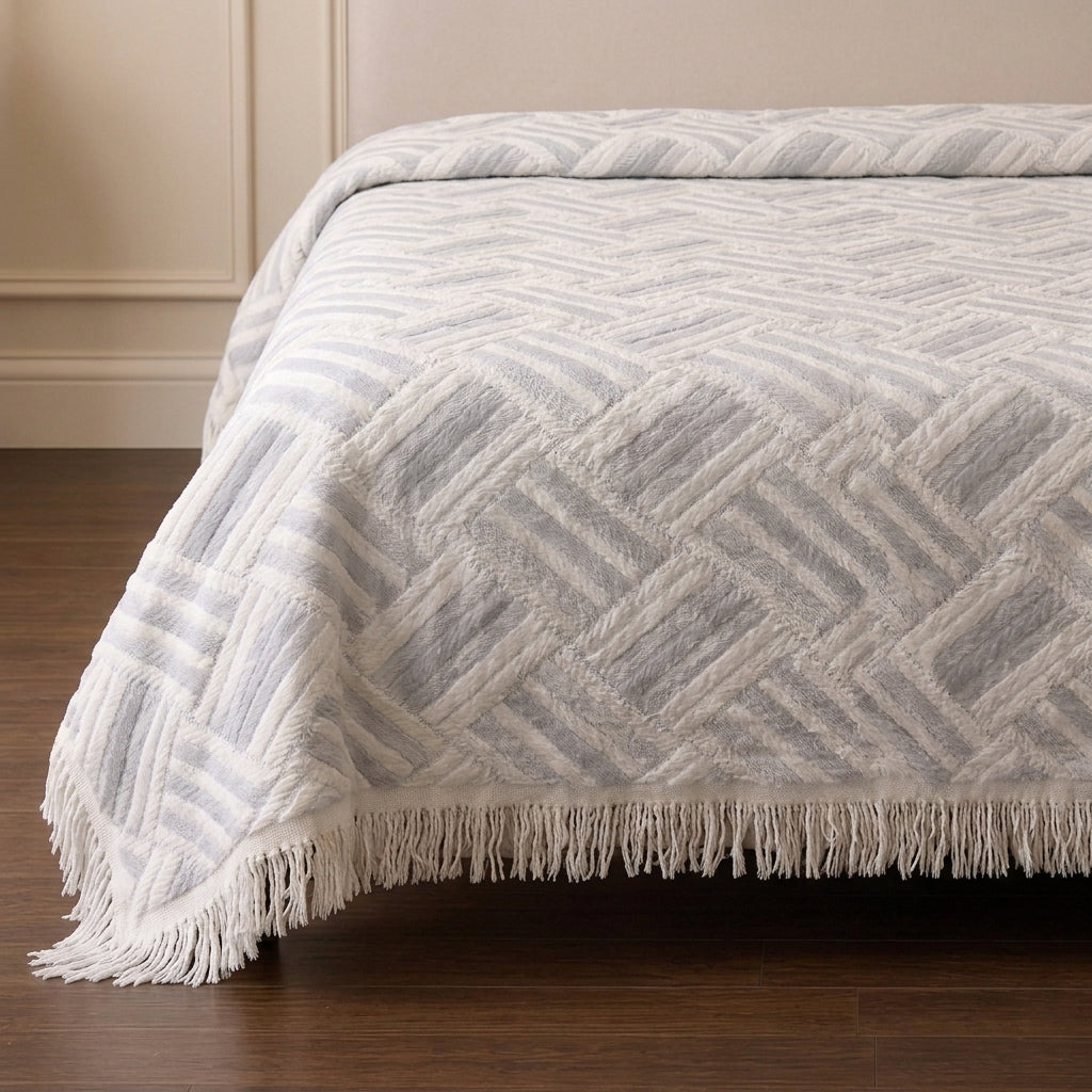 Greena  Double-Faced coverlet - 100% EGYPTIAN COTTON